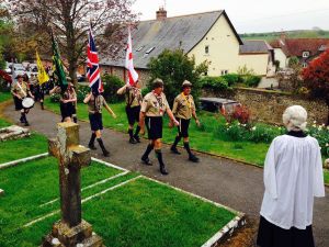 St Georges Day Scout Parade